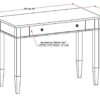 Carlton - Home Office Desk - Dark Tobacco Brown - Image 7