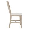 Topmax - 6 Piece Wood Half Round Dining Table Set Kitchen Table Set With Long Bench And 4 Dining Chairs, Modern Style - Natural - Image 15