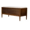 Accent Bench With Storage, Upholstered Cushion - Walnut Brown - Image 4