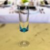 Halo - Oval Acrylic Champagne Flutes (Set of 4), Unbreakable Mimosa Glasses - Blue - Image 6