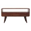 Curved Media Unit - Walnut - Image 6