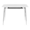 Marcel - Contemporary Counter Table - Chrome / White - Image 4