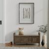 Lev - Entryway Storage Bench - Smoky Brown - Image 11