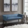 Welburn Accent Bench With Low Back And Flared Arms - Blue - Image 9
