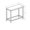 Accent Table, Side, Transitional - Brown - Image 5