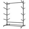 Heavy Duty Freestanding Kayak Storage Rack With Adjustable 8 Kayak Stand And Wheels For Garage, Indoor & Outdoor Use Metal - Black - Image 6