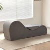 Solace - Chaise Lounge Chair Relaxation, Ergonomic Design With Soft Yet Firm High Density Foam Core, Removable Machinewashable Cover - Gray - Image 12