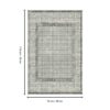 Macau - Non - Slip Accent Rug - White / Gray - Image 6