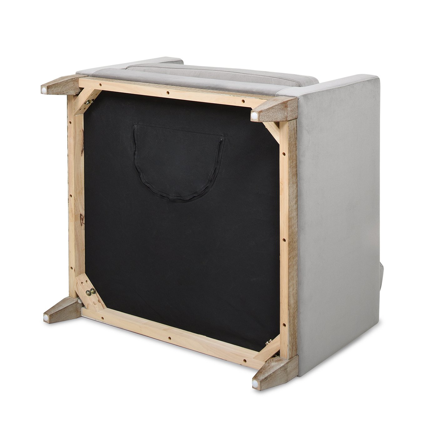 Knox - Modern Farmhouse Arm Chair - Opal Gray - Image 4