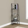 Etagere Bookcase Corner 3 Tier For Office - Taupe - Image 6