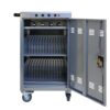 Mobile Charging Cart For Tablets Laptops 35 Device Capacity Matt Silver Metal - Silver - Image 10