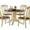 Dylan - 5 Pieces Dining Room Set - Cream / Oak - Image 14