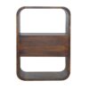 Curved Edge Nightstand - Chestnut - Image 5