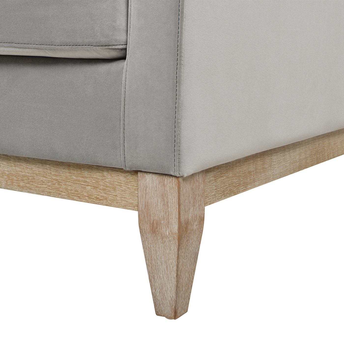 Knox - Modern Farmhouse Arm Chair - Opal Gray - Image 2