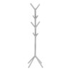 Coat Rack, Hall Tree, Free Standing, 8 Hooks, Entryway, Contemporary & Modern - Silver - Image 6