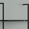 Bookshelf, Bookcase, Etagere, Ladder, 5 Tier, For Office, Marble Look Contemporary & Modern - Black - Image 8