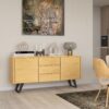 Lowry - Sideboard Buffet - Oak Veneer - Image 8