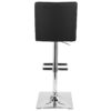 Captain - Contemporary Adjustable Barstool With Swivel - Black - Image 4