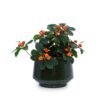 Ceramic Flowerpot, Planter For Patio, Garden, Windowsill (Set of 3) - Antique Green - Image 6