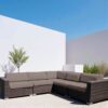 Ana - Outdoor Sectional Sofa With Cushions - Brown - Image 6