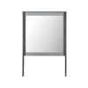 Lorenzo - Large Scale Mirror With Sleek Frame And Glittered Detailing - Silver - Image 4