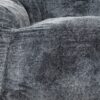 Living Room Bean Bag Sofa Chair With Memory Foam Fillings, Soft Upholstered Bean Bag Armchair - Black / Gray - Image 8