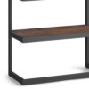 Erina - Bookcase - Distressed Charcoal Brown - Image 3