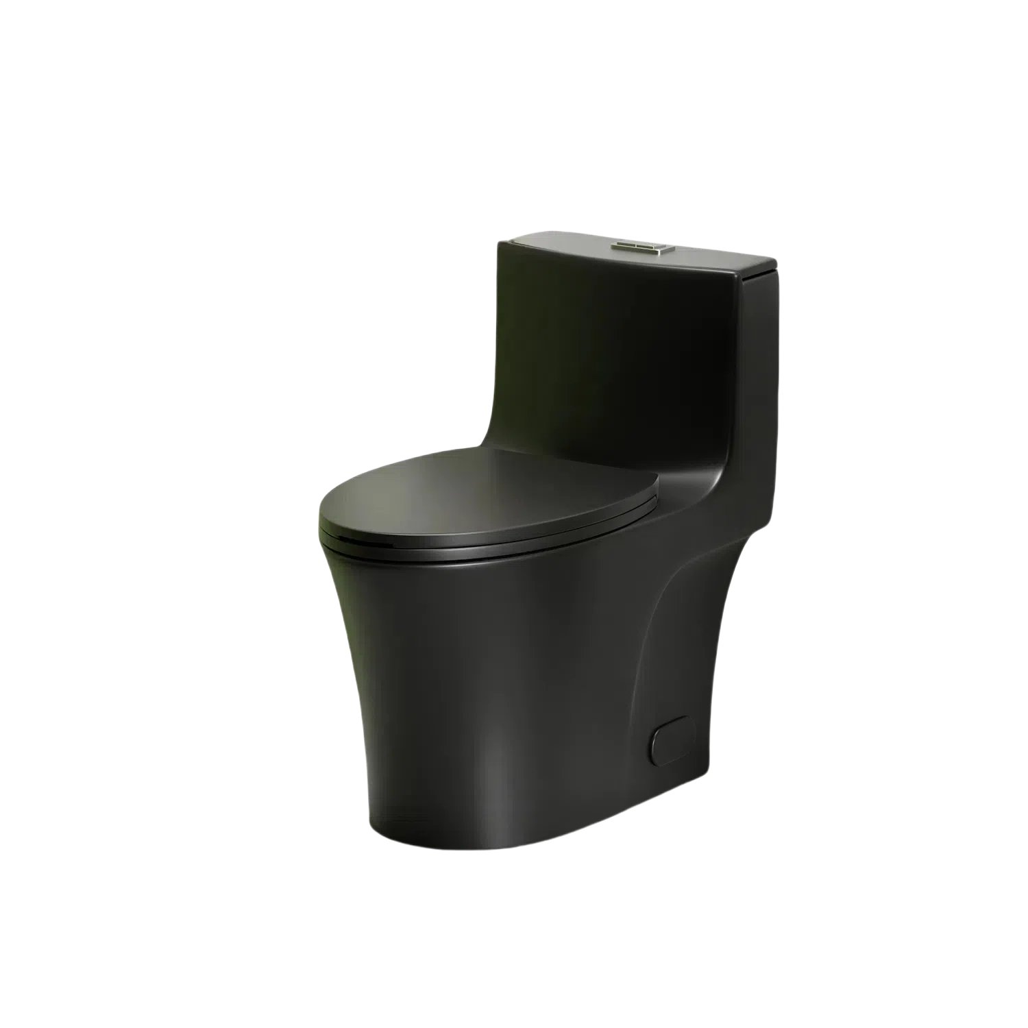 1 Piece Toilet With Dual Flush And Soft Closing Seat - Matte Black - Image 17