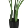 44" Tall, Artificial Plant, Bird Of Paradise Tree, Indoor, Faux, Fake, Floor, Greenery, Potted, Decorative - Green / Black - Image 2