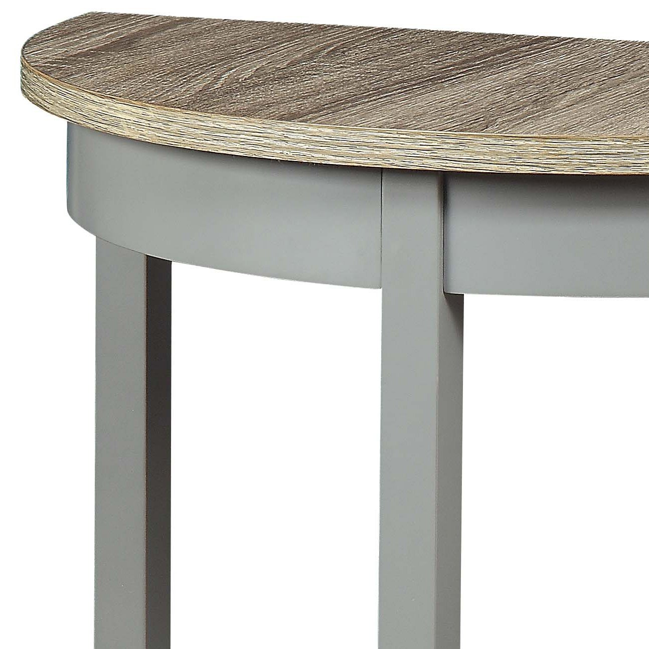 Justino - Console Table - Gray / Oak - Image 4