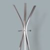 Free Standing Coat Rack 3 Hooks For Entryway - Silver - Image 3