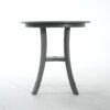3 Piece Outdoor Dining Set, Round Patio Table With 2 Armless Chairs - Gray - Image 10