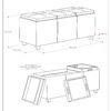 Avalon - Storage Ottoman - Ebony - Image 2