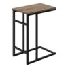 Accent Table, C - Shaped, Stylish - Taupe - Image 15