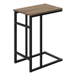 Accent Table, C - Shaped, Stylish - Taupe