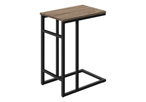Accent Table, C - Shaped, Stylish - Taupe