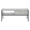 TV Stand, Console, Media Entertainment Center, Storage Drawer, Contemporary & Modern - Gray - Image 4