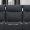 Reclining Sofa - Black - Image 4