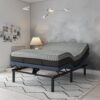 Bt3000 - Twin Adjustable Bed Base With Head And Foot Position Adjustment - Blue / Gray - Image 3