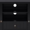 Acadian - Tall TV Media Stand - Black - Image 5