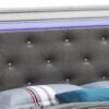 Full Bed Transitional Modern - Silver Champagne - Image 4