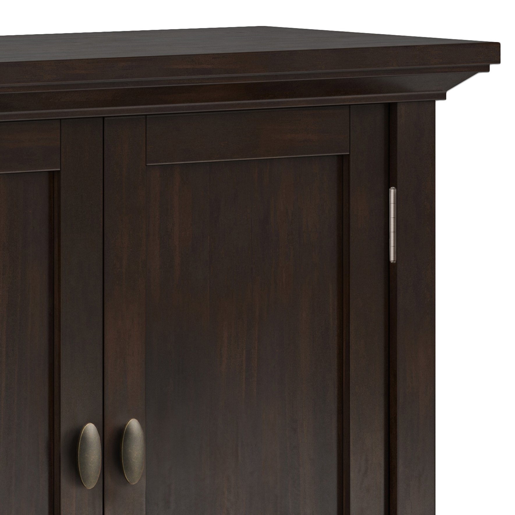 Redmond - Low Storage Cabinet - Brunette Brown - Image 2