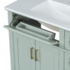 36" Bathroom Vanity With Sink, Soft Close Doors, And Storage Drawers - Green - Image 19