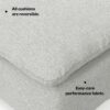 Jasmine - Corner Sofa Module - Gray - Image 12