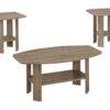 Table Set, Coffee, End, Side, Accent For Living Room, Transitional (Set of 3) - Taupe - Image 6