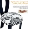 Key Design Dining Chairs (Set of 2) - White / Black - Image 8