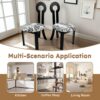 Key Design, Dining Chairs (Set of 2) - White / Black - Image 4