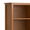 Warm Shaker - 5 Shelf Bookcase, Handcrafted - Brown - Image 6
