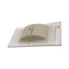 Rectangular Single Vanity Top With 1 Faucet Hole Construction - White - Image 8