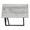 Accent Table, C - Shaped, Contemporary & Stylish - Gray - Image 5